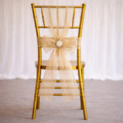 20 Sheer 6" x 108" Organza Chair Sashes