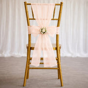 20 Sheer 6" x 108" Organza Chair Sashes