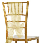 20 Sheer 6" x 108" Organza Chair Sashes