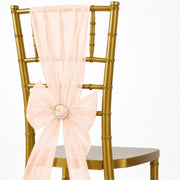 20 Sheer 6" x 108" Organza Chair Sashes SASH_ORGZ_046_PK20