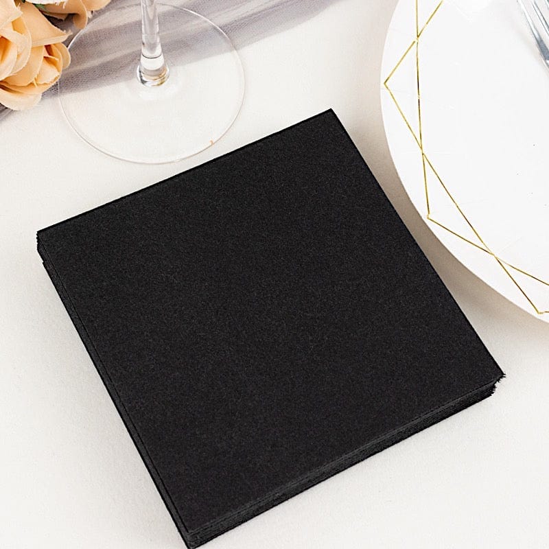 20 Soft Linen-Feel Airlaid Paper Beverage Napkins