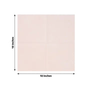 20 Soft Linen-Feel Airlaid Paper Beverage Napkins