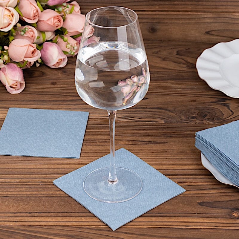 20 Square 10" x 10" Airlaid Paper Disposable Cocktail Napkins