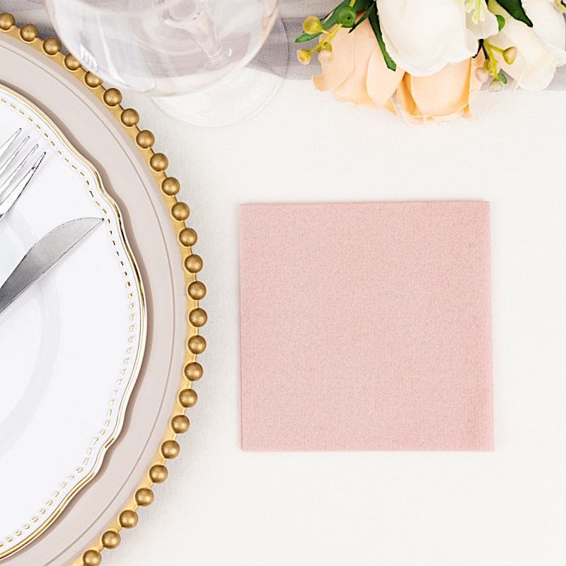 20 Square 10" x 10" Airlaid Paper Disposable Cocktail Napkins