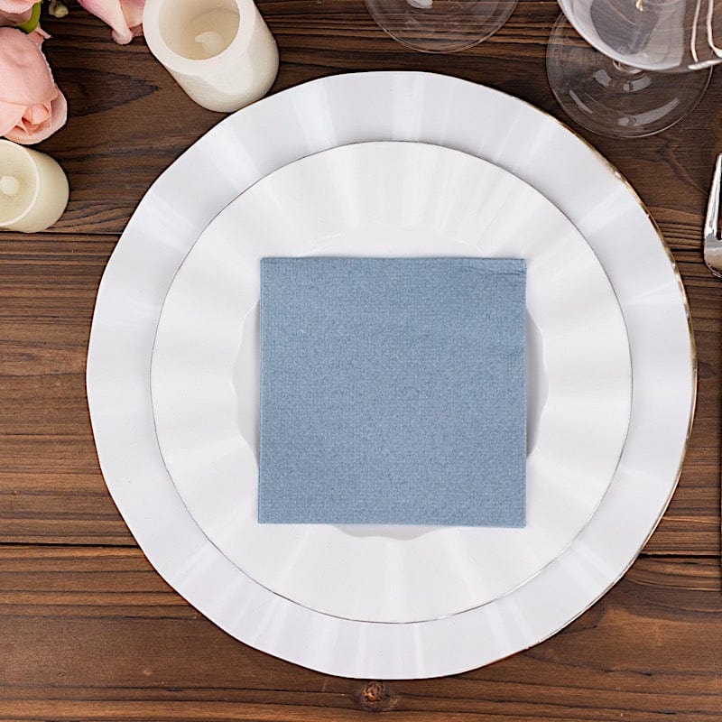20 Square 10" x 10" Airlaid Paper Disposable Cocktail Napkins