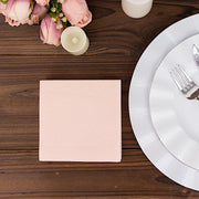 20 Square 10" x 10" Airlaid Paper Disposable Cocktail Napkins