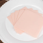20 Square 10" x 10" Airlaid Paper Disposable Cocktail Napkins