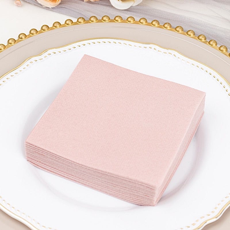 20 Square 10" x 10" Airlaid Paper Disposable Cocktail Napkins