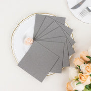 20 Square 10" x 10" Airlaid Paper Disposable Cocktail Napkins
