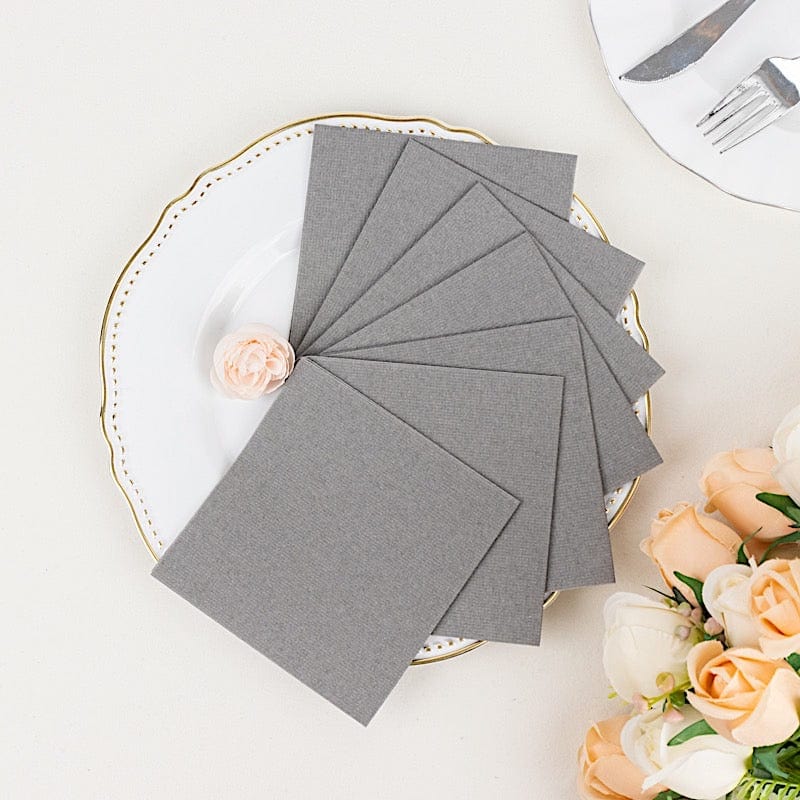 20 Square 10" x 10" Airlaid Paper Disposable Cocktail Napkins