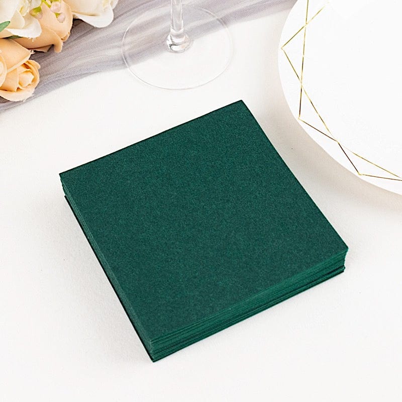 20 Square 10" x 10" Airlaid Paper Disposable Cocktail Napkins