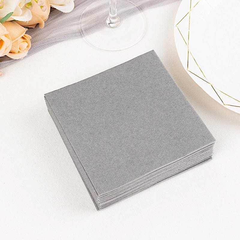 20 Square 10" x 10" Airlaid Paper Disposable Cocktail Napkins