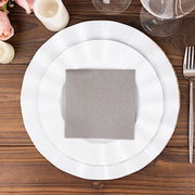 20 Square 10" x 10" Airlaid Paper Disposable Cocktail Napkins