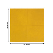 20 Square 10" x 10" Airlaid Paper Disposable Cocktail Napkins