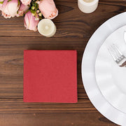 20 Square 10" x 10" Airlaid Paper Disposable Cocktail Napkins