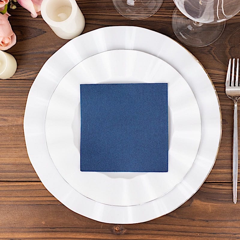 20 Square 10" x 10" Airlaid Paper Disposable Cocktail Napkins