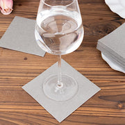 20 Square 10" x 10" Airlaid Paper Disposable Cocktail Napkins