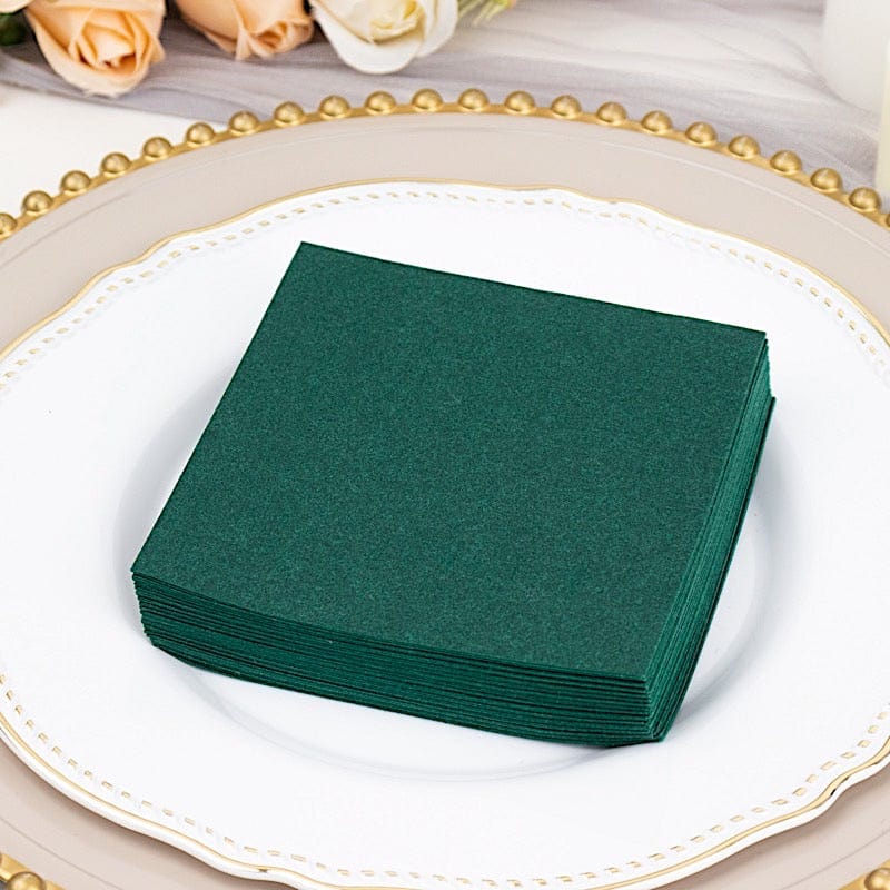 20 Square 10" x 10" Airlaid Paper Disposable Cocktail Napkins