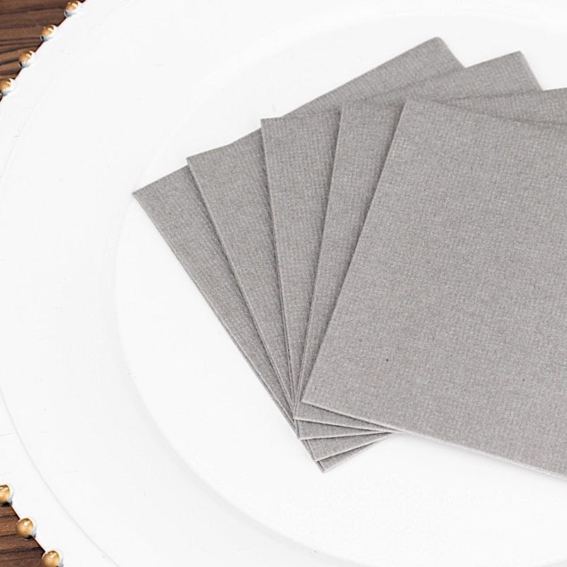 20 Square 10" x 10" Airlaid Paper Disposable Cocktail Napkins
