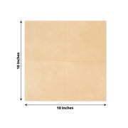 20 Square 10" x 10" Airlaid Paper Disposable Cocktail Napkins