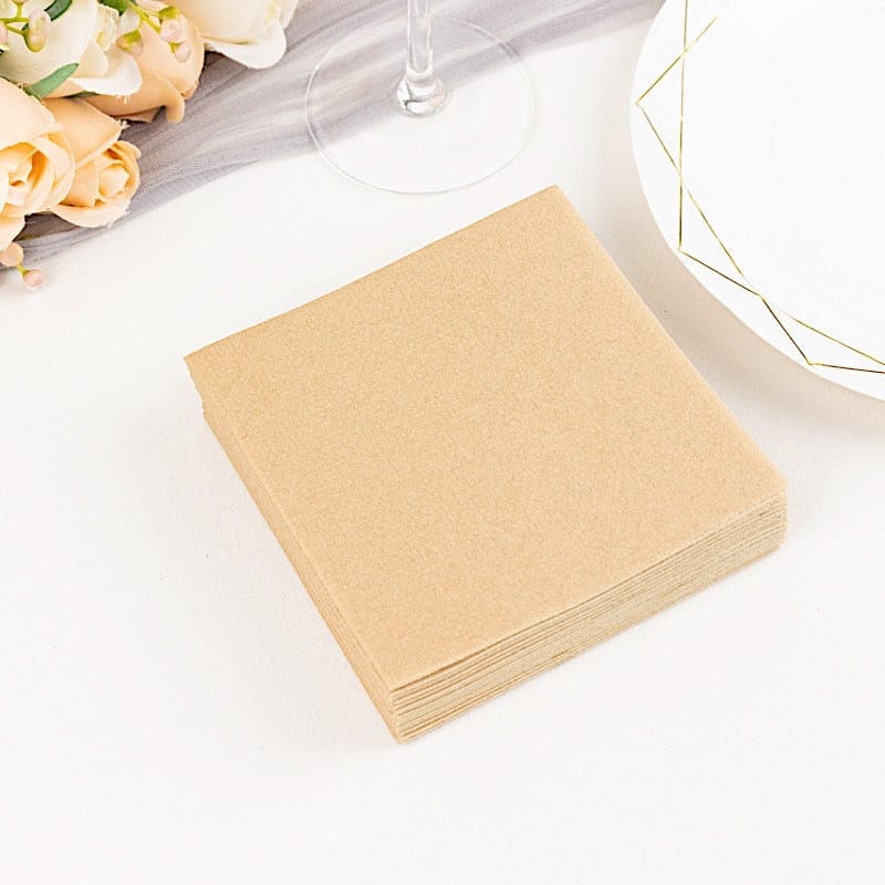 20 Square 10" x 10" Airlaid Paper Disposable Cocktail Napkins