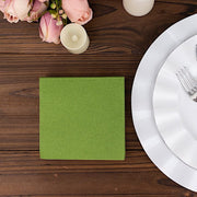 20 Square 10" x 10" Airlaid Paper Disposable Cocktail Napkins