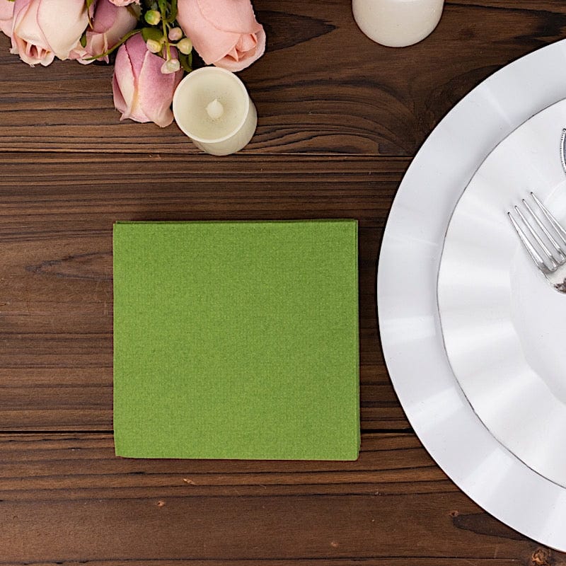 20 Square 10" x 10" Airlaid Paper Disposable Cocktail Napkins