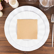 20 Square 10" x 10" Airlaid Paper Disposable Cocktail Napkins