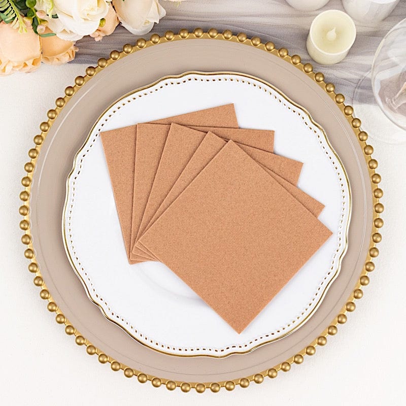 20 Square 10" x 10" Airlaid Paper Disposable Cocktail Napkins