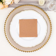 20 Square 10" x 10" Airlaid Paper Disposable Cocktail Napkins