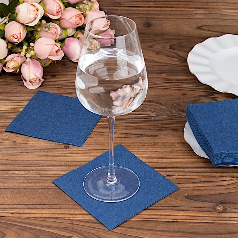 20 Square 10" x 10" Airlaid Paper Disposable Cocktail Napkins