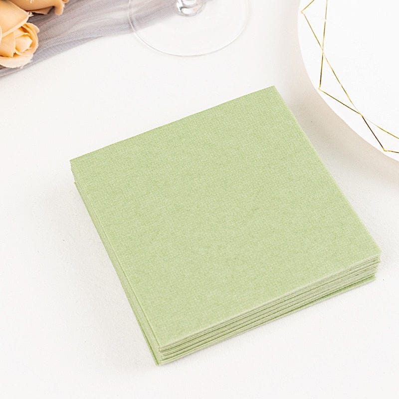 20 Square 10" x 10" Airlaid Paper Disposable Cocktail Napkins