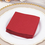 20 Square 10" x 10" Airlaid Paper Disposable Cocktail Napkins