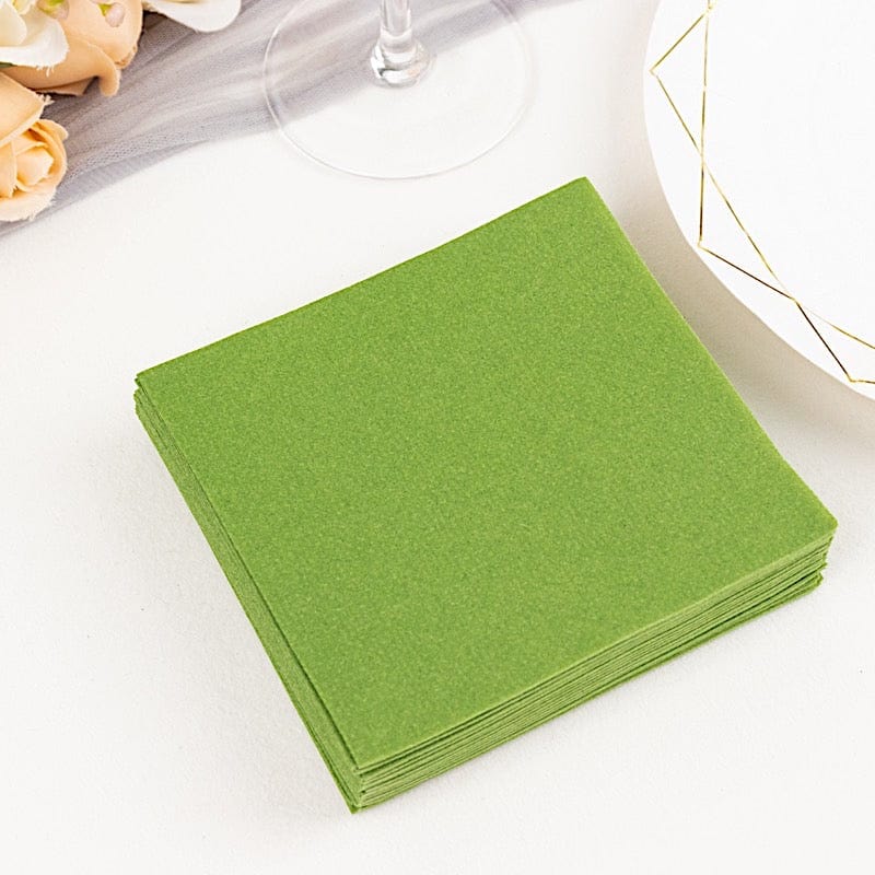 20 Square 10" x 10" Airlaid Paper Disposable Cocktail Napkins