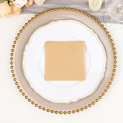 20 Square 10" x 10" Airlaid Paper Disposable Cocktail Napkins