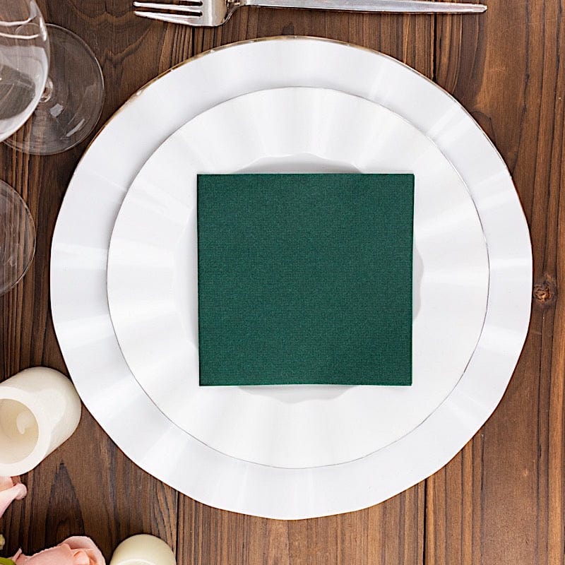 20 Square 10" x 10" Airlaid Paper Disposable Cocktail Napkins