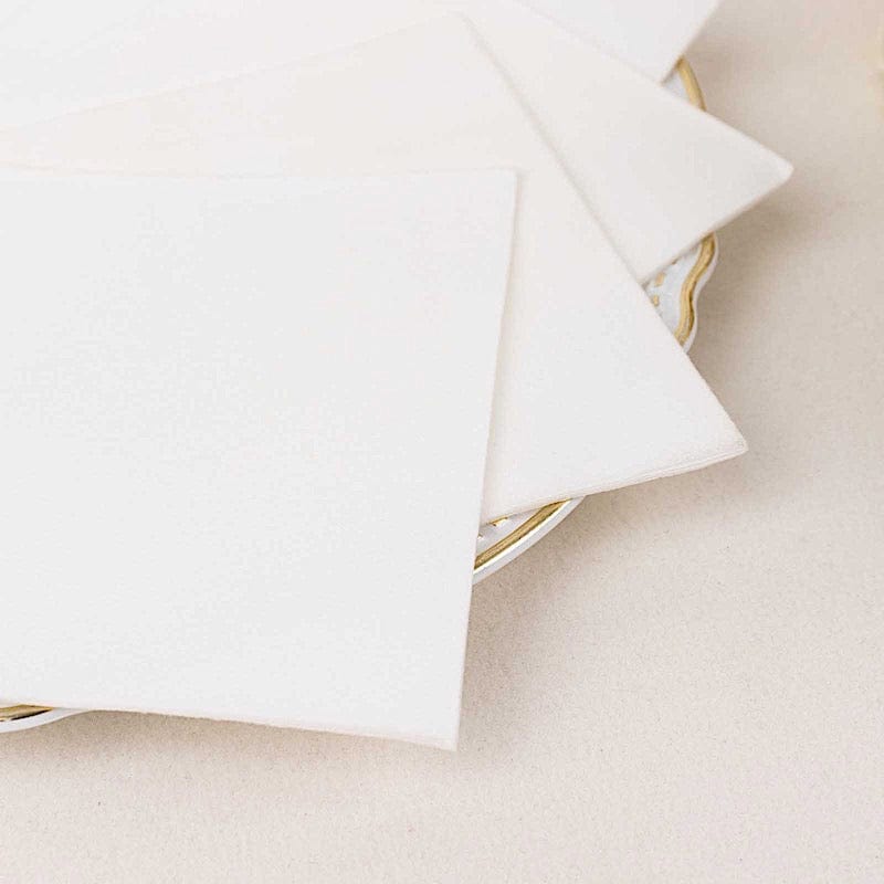 20 Square 10" x 10" Airlaid Paper Disposable Cocktail Napkins