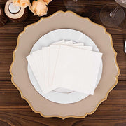 20 Square 10" x 10" Airlaid Paper Disposable Cocktail Napkins