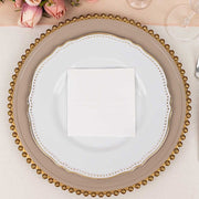 20 Square 10" x 10" Airlaid Paper Disposable Cocktail Napkins