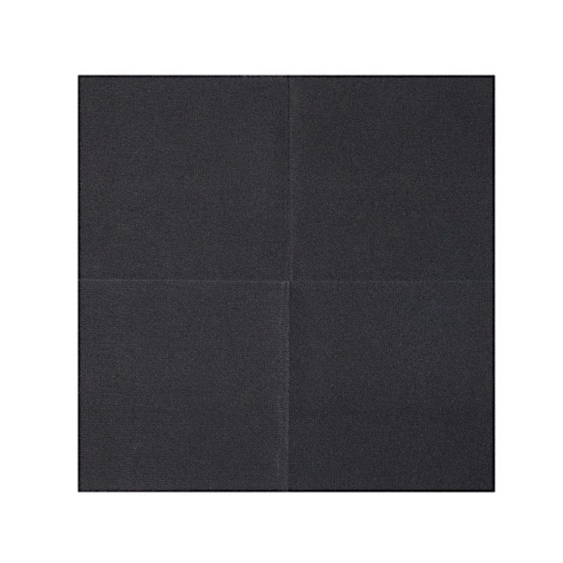 20 Square 10" x 10" Airlaid Paper Disposable Cocktail Napkins NAP_BEV2_06_BLK