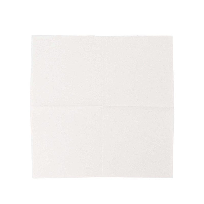 20 Square 10" x 10" Airlaid Paper Disposable Cocktail Napkins NAP_BEV2_06_WHT