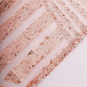 20" x 20" Geometric Diamond Glitz Sequin Dinner Napkins