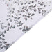 20" x 20" Sparkly Leaf Vine Embroidered Sequin Tulle Cloth Dinner Napkins NAP_02_FLOR_054