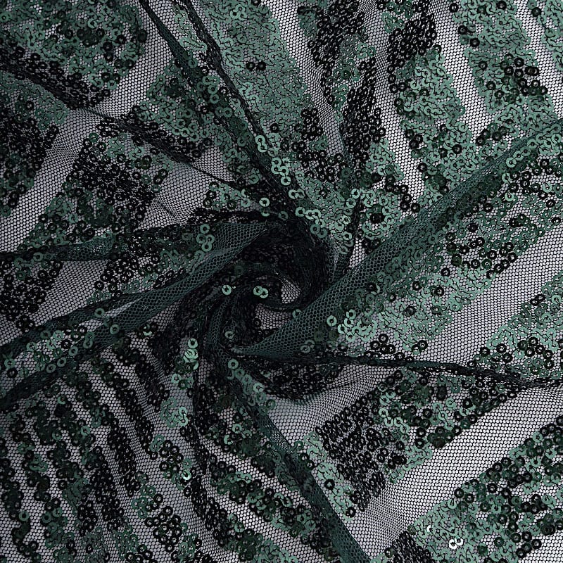 20" x 20" Tulle Net Fabric Napkin with Sequins and Geometric Pattern