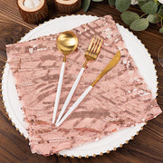 20" x 20" Wave Embroidered Sequin Mesh Dinner Napkin