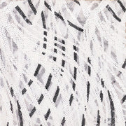 20" x 20" Wave Embroidered Sequin Mesh Dinner Napkin