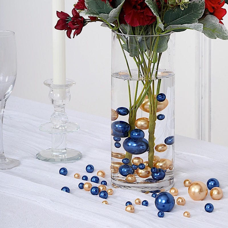 200 Assorted Lustrous Faux Pearl Beads Vase Fillers