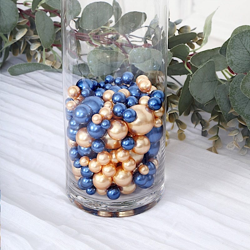 200 Assorted Lustrous Faux Pearl Beads Vase Fillers