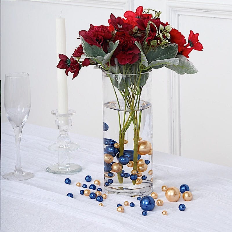 200 Assorted Lustrous Faux Pearl Beads Vase Fillers