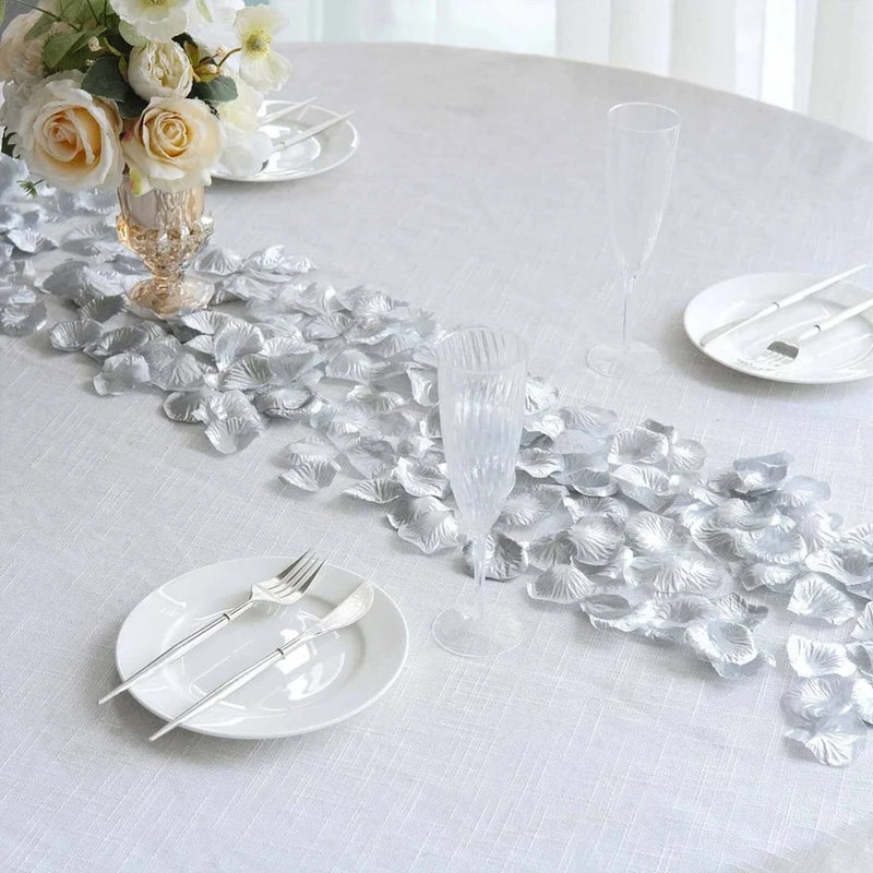 2000 Silk Rose Petals Round Artificial Flowers Table Confetti